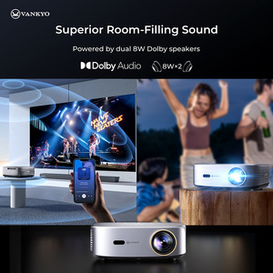 VANKYO Performance V700 <strong>Pro</strong> Native 1080P Auto Keystone Focus Portable Overhead Datashow Projector With120 Inch Screen