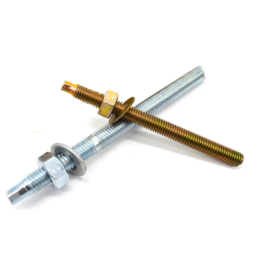 Chemical Anchor Bolt with nut and washer 4.8 or 8.8 grade