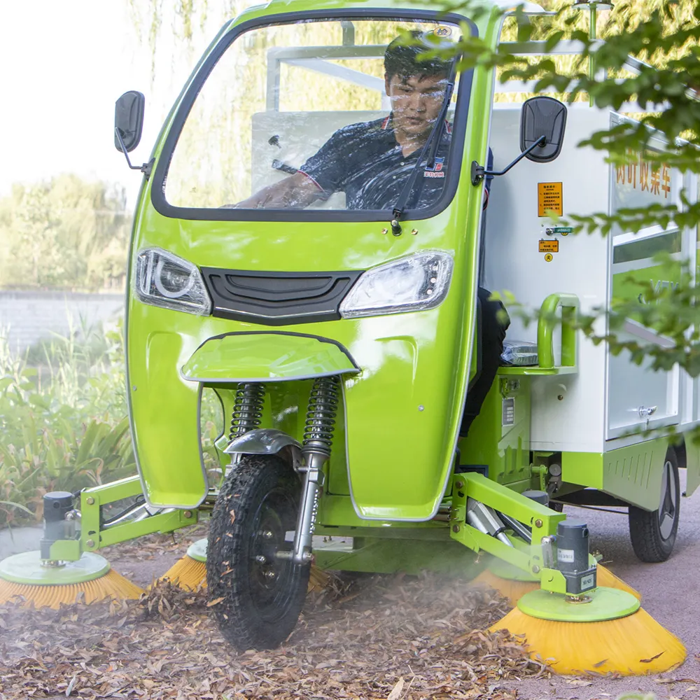 S60 Ride On Three Wheels Electric Mobility Deciduous Leaf Sweeper Machine