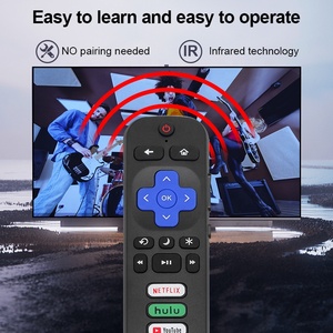 Popüler 17 tuşları toptan TV uzaktan kumanda yedek uzaktan kumanda sadece Roku TV için uyumlu TCL troku akıllı tv'ler için - Product Image 3
