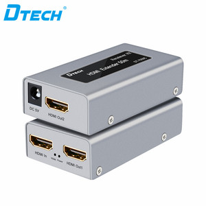 DTECH 50M 4K 1080P @ 60Hz Cable único Cat5e/6e DC5V 1 entrada 2 salidas Hdmi Super Extender para Monitor