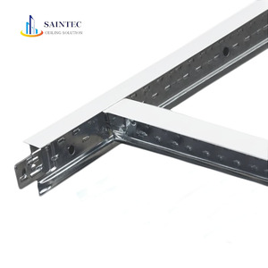 现代设计白色平板镀锌吊顶聚氯乙烯石膏天花板网格 - Product Image 6
