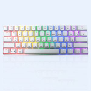 カスタムキーキャップclavierゲーマーゲーミングBluetoothミニワイヤードホームエンターテインメントゲーム61キーブルーアクシスRgbメカニカルキーボード - Product Image 1