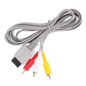 1,8 m Componente de plástico AV Compuesto Audio Video 3 RCA Cable Audio Video Cable para consola de juegos Wii - Product Image 6