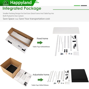 现代单电机电动办公电脑工作站桌子高度可调家用办公桌架 - Product Image 4