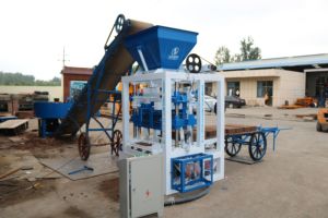 QT4-23A Semi <strong>Automatic</strong> Brick Paver Making <strong>Machine</strong> Brick Moulding <strong>Machines</strong> <strong>Block</strong> Making <strong>Machine</strong> <strong>Automatic</strong> for Sale - Product Image 6