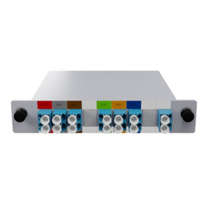 Internet Service <strong>Provider</strong> 6CH 1271-1371nm Demux Fiber CWDM Blade Type Cassette Module Plastic Box with Connector Plug - Product Image 3