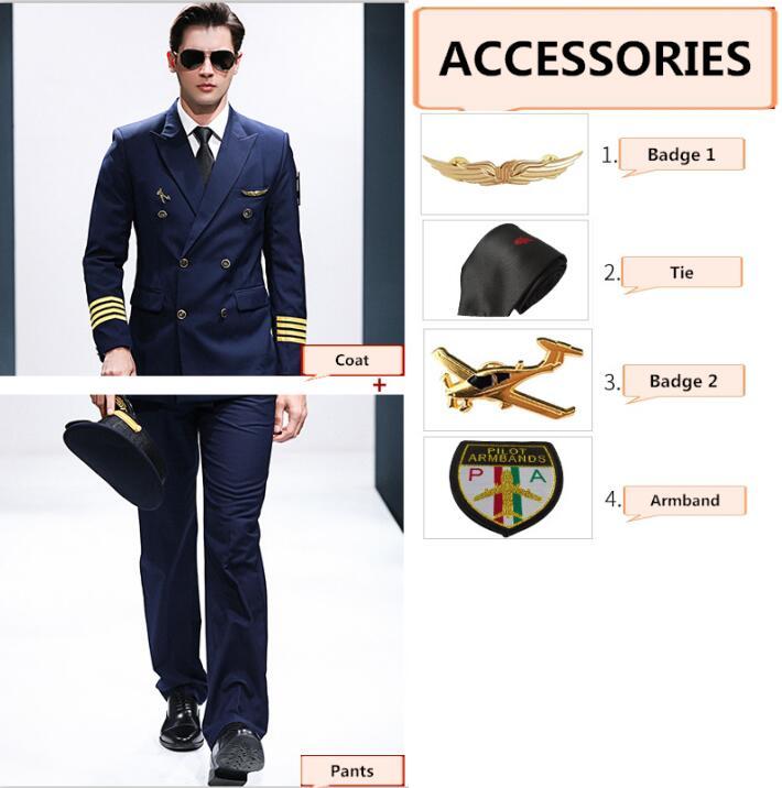 Dark blue double breased suit +4 accessories