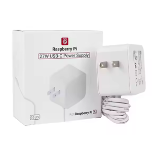 Raspberry Pi電源27W USB-C 5.1V 5A充電EU米国英国CNプラグパワーアダプターRaspberry Pi 5用公式オリジナル - Product Image 4