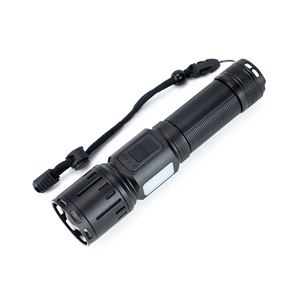 Antorcha de carga USB tipo C, linternas tácticas Led, linterna recargable con Zoom autodefensivo - Product Image 1