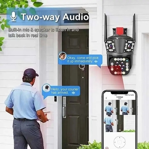 IP66 4G/WIFI 6MP Smart Home PTZ V380 Pro Wireless IP Camera 3 schermi Display CMOS scheda di memoria Cloud 1 anno - Product Image 5