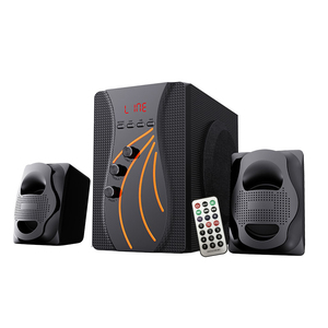 Altavoz LED para computadora con entrada RCA Altavoz activo profesional 2,1 para audio multimedia