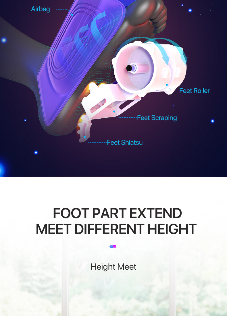 Jare S600 Factory OEM Cheap Price High Quality Foot Armchair Shiatsu Electric Massager Chair For Home Full Body Massage Chair