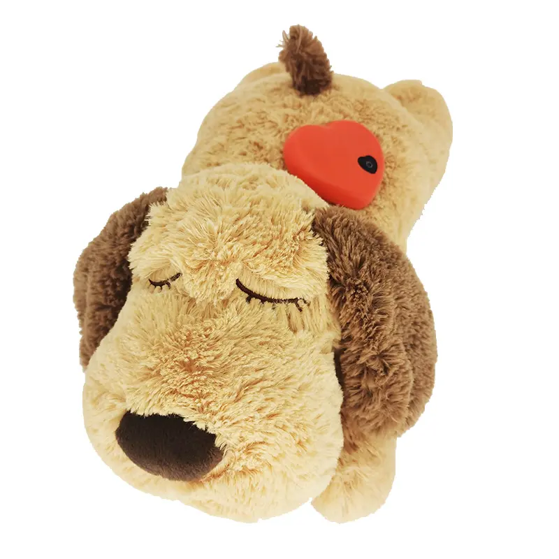 Peluche de felpa con latido del corazón para niños, juguete para la ansiedad, sueño, cómodo, cachorro de peluche, personalizado