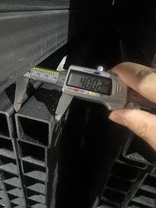 A500 ASTM gr. B ปลายตัดเชื่อมพร้อมฝาท่อเหล็กคาร์บอนท่อสี่เหลี่ยมสำหรับอาคาร - Product Image 2