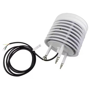 Exterior blanco 7-11 capas Stevenson pantalla Abs radiación Solar termómetro refugio con soporte de montaje para Sensor de temperatura