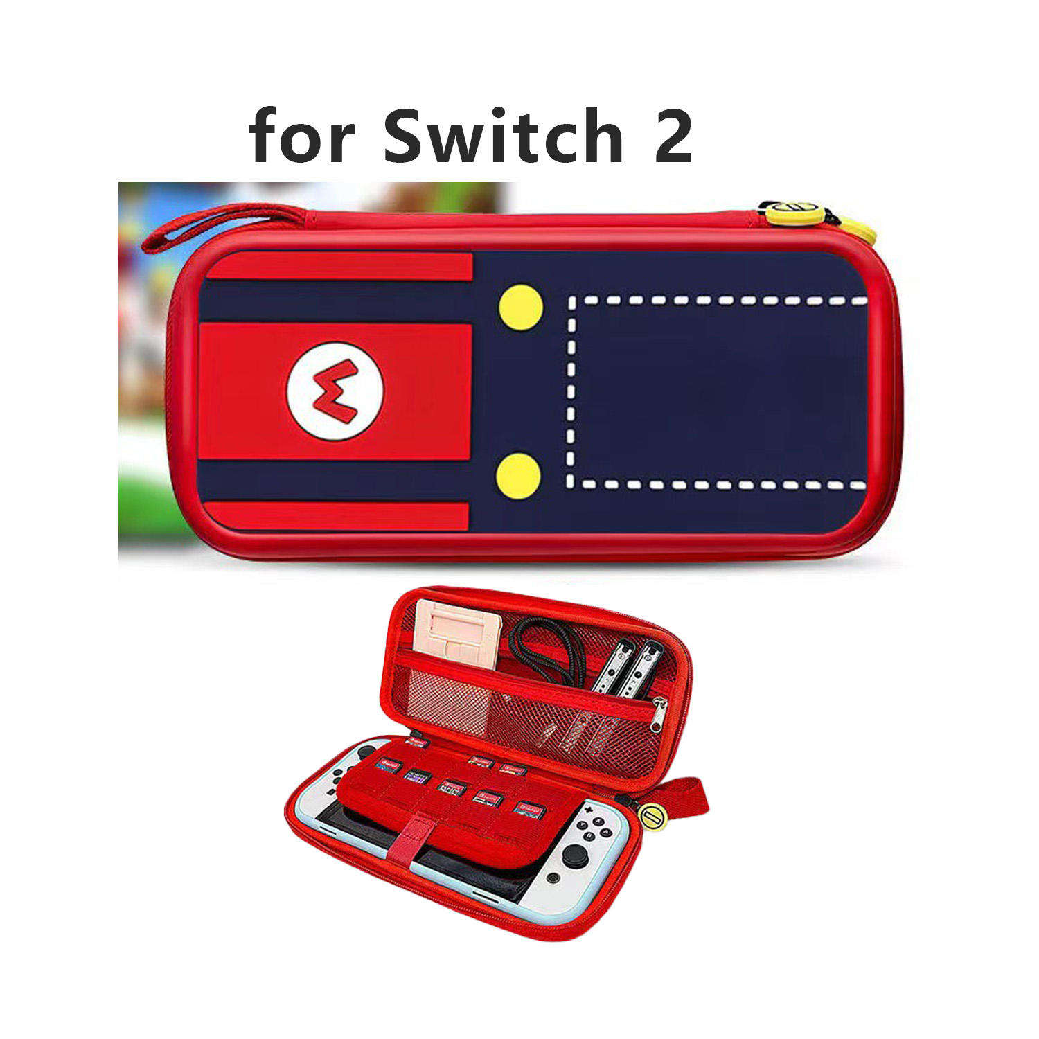 01 red shoulder strap