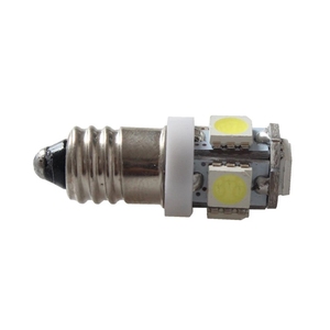 E10Led電球E10DC12V 9V 6V <span class=keywords><strong>6.3V</strong></span> 3V 4.5V E10 5050 5 SMDLEDライトカーテール逆読み取りクリアランスランプウォームホワイトアイスブルー