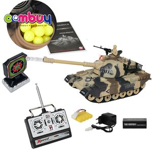 RC simülasyon çekim ses 1:24 elektrikli uzaktan kumandalı tank oyuncak - Product Image 1