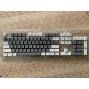 メカニカルキーボードOEMプロファイル用のライトLEDPBTキーキャップの前のダブルカラーミックス104 KEYS - Product Image 2