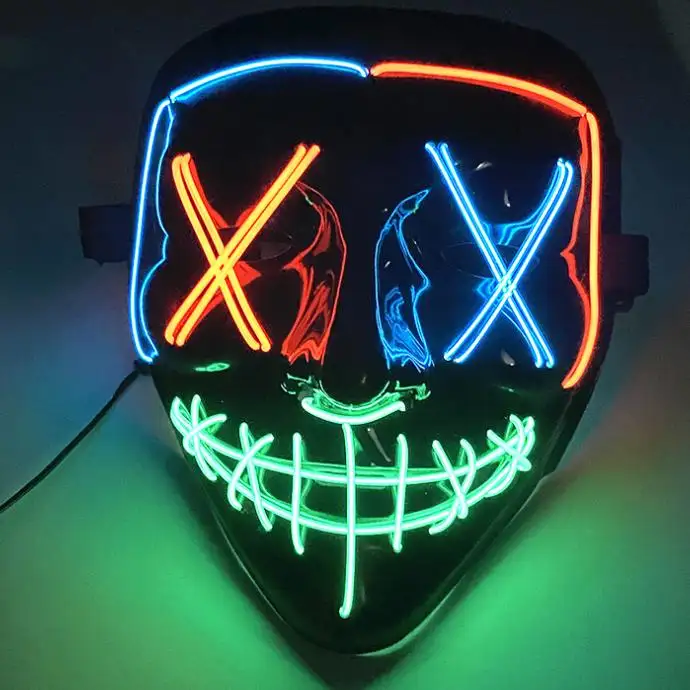 Multi-Color LED Purge Mask for LED Rave Party for Enhanced Party Experience in Party Mask Category