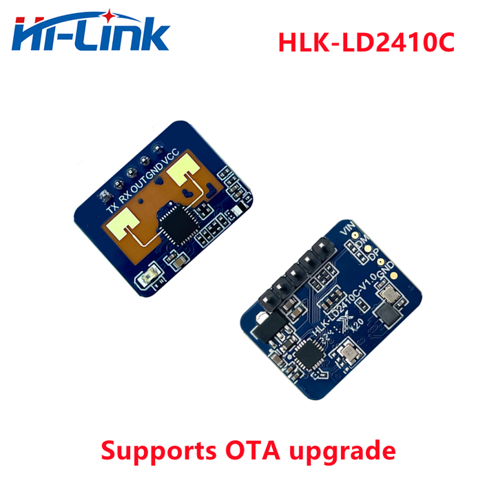 Hi-Link New MM wave HLK-LD2410C with BLE Support OTA Upgrade 24GHz FMCW Human Presence Sensing Radar Module High sensitivity