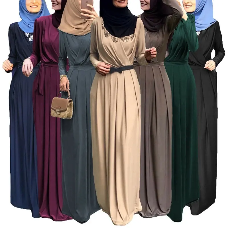 ชุดเดรสยาวอิสลาม Jilbab Abaya,ชุดเดรสยาวมุสลิมรอมฎอนขายส่ง