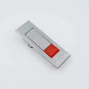 MS603-2トップ製品赤いプッシュボタンキャビネットロック、モーターボックスと地下鉄用のキー付き - Product Image 3