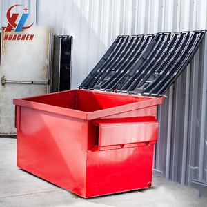 ถังโลหะสำหรับเก็บขยะรีไซเคิลถังยกด้านหน้า - Product Image 3