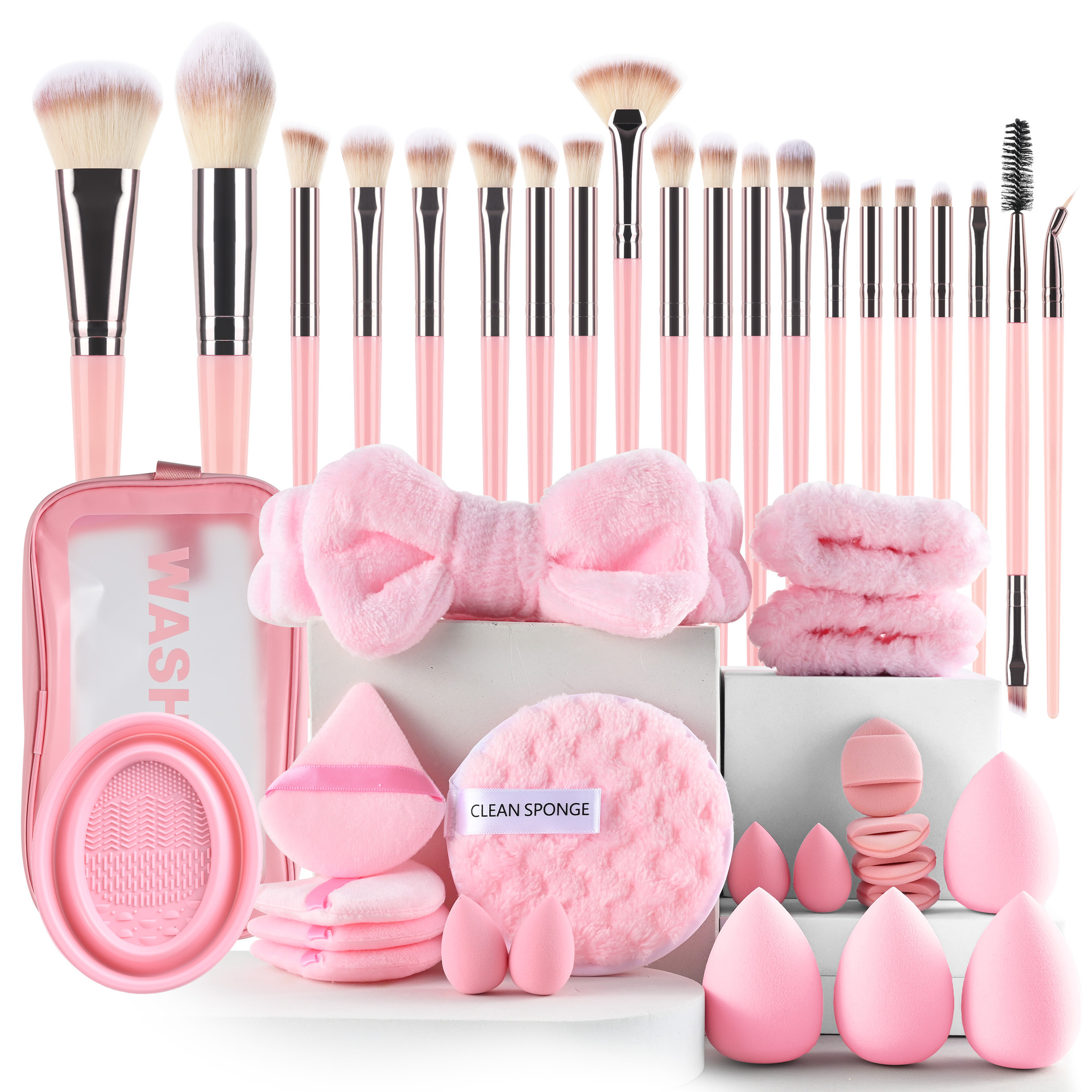 42-piece pink set