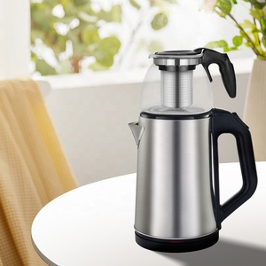新型电动厨房电器1.8L + 0.8L双层水壶2L + 1L茶壶大容量火鸡水壶CB认证 - Product Image 5