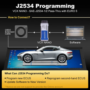 VXDIAG NANO NX600Pro USB-Code leser OBD2-Scanner-Diagnosewerkzeug für Opel Cars J2534 Programmierung ECU-Codierung - Product Image 4