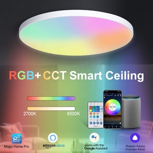 Modern Smart Home Lighting WiFi APP Remote Voice Control 300mm 30W CCT RGB Led Ceiling <strong>Lights</strong> for Living Room - Product Image 2