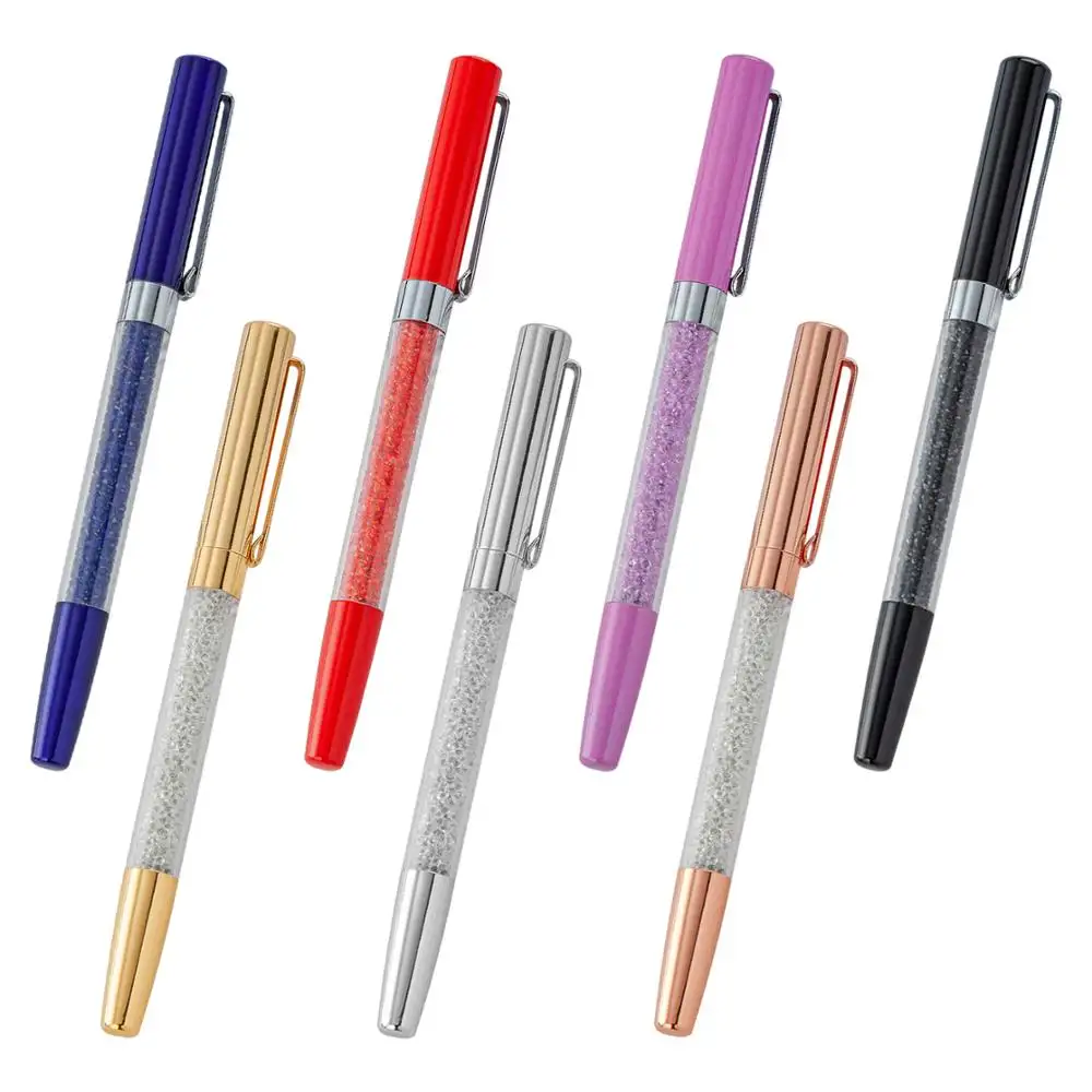 2019 innovative produkte Kristall Diamant Gel Stift glitter gel ink pen Schule Lieferant Büro Stationäre Geschenk Kristall Roller stift