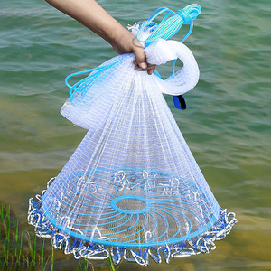 Toptan çin fabrika yüksek kaliteli naylon balık ağı monofilament hatları atmak yakalamak İpli döküm net balıkçılık net - Product Image 1