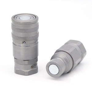 IOS16028 FFN 1/4 "インチフラットフェイスクイックコネクトカップリング転送ライン接続と切断用 - Product Image 1