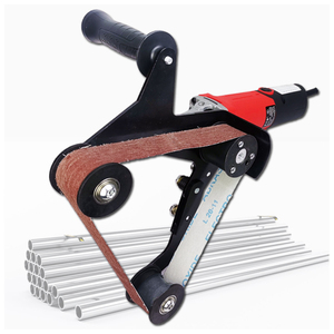 Mini Stainless Steel <strong>Belt</strong> <strong>Sanding</strong> <strong>Machine</strong> for Angle Grinder for Round <strong>Metal</strong> Descaling