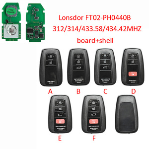 Lonsdor FT02-PH0440B สมาร์ทคีย์ PCB 312/314/433.58/434.42 ความถี่สลับได้รีโมทคีย์