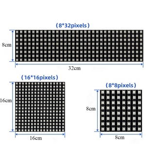 12 В WS2815 RGB Гибкий цифровой дисплей светодиодный модуль 8x8 матричный экран панели индивидуально адресуемые пиксели двойной сигнал