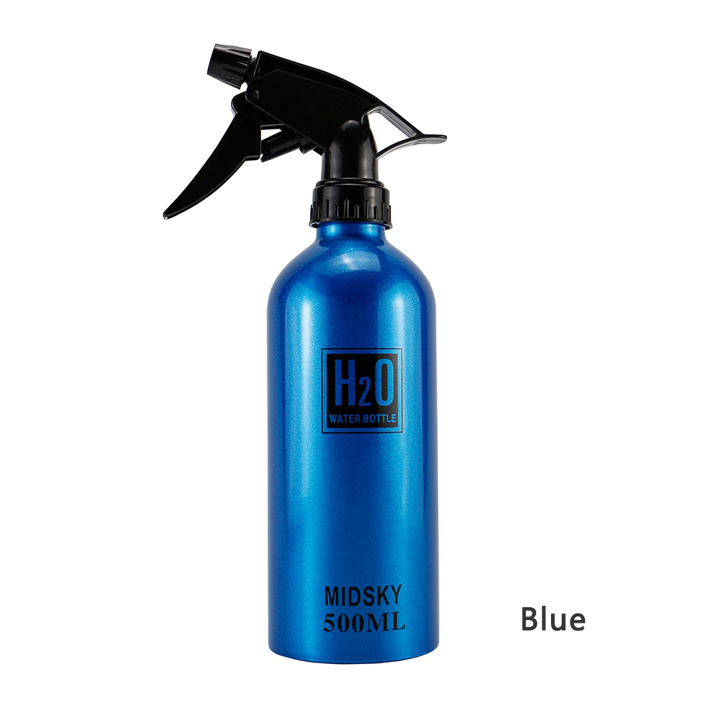 Blue 500ml Aluminum Spray Bottle
