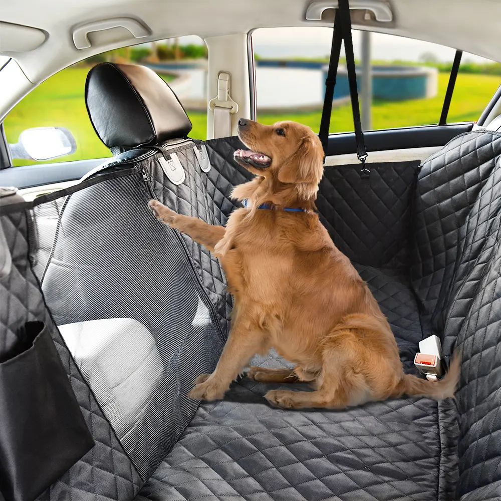 Funda de asiento de coche Prodigen Dog impermeable para mascotas, transportador de perros de viaje, Protector de maletero de coche, colchón, portador de hamaca de coche para perros
