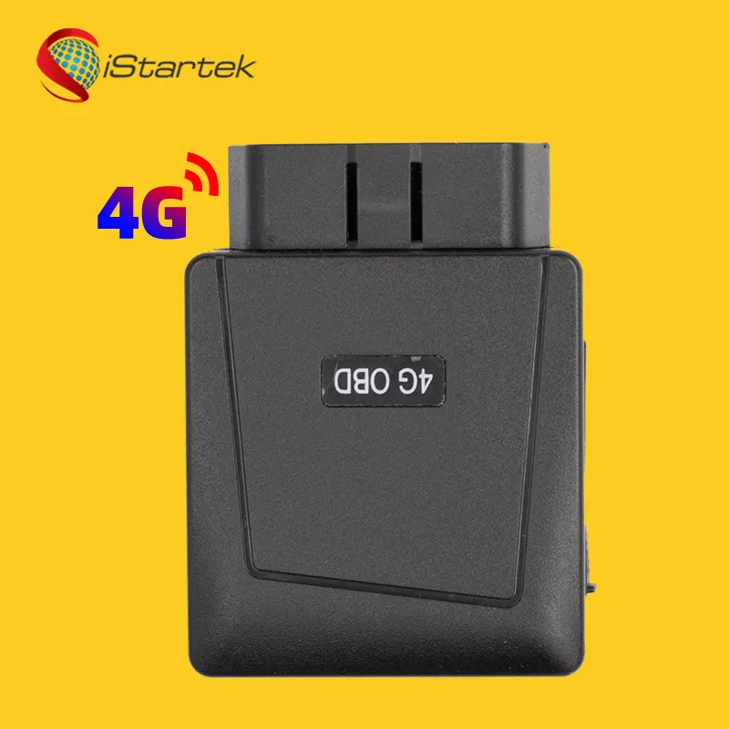 IStartek – terminal 4g obdii obd2 obd 16 broches auto car obd tracker play and plug gps dispositif de suivi avec batterie de secours