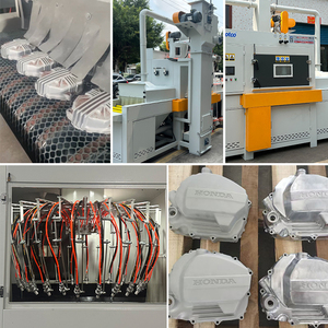 Tozsuz kumlama makinesi otomatik konveyör kumlama makinesi kum yüzey temizleme işlemi kumlama makinesi - Product Image 3