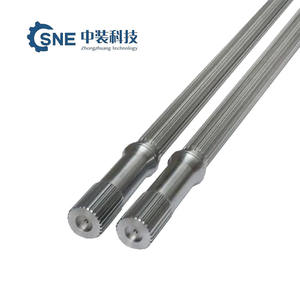 CNC Pelletizer poros sekrup ekstruder sekrup ganda dan poros sekrup barel untuk bagian mesin ekstruder granule plastik PVC - Product Image 2