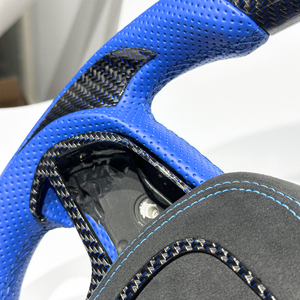 Dẫn tay lái carbon màu xanh cho Bộ sạc thách thức né tránh RT durango SRT scat gói 392 siêu ong Jeep trackhawk - Product Image 5