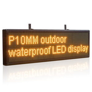 Высокая яркость P10mm SMD светодиодный дисплей модуль желтого цвета 320x160 мм водонепроницаемый открытый матричный цифровой вывески дисплеи - Product Image 4