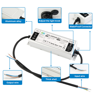 IP67 <strong>12</strong> <strong>Volts</strong> 150W <strong>LED</strong> Driver for Flood Light 100% Surge Protection 6KV <strong>LED</strong> Power Supply in First Hours - Product Image 4