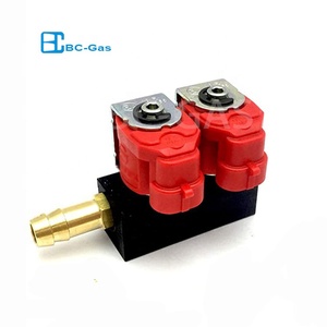 12V DC 2ohm 3ohm4シリンダーAutogas IG1 Apache IG7 Dakota INO3 MY09RREGガス燃料噴射用高速レールインジェクター - Product Image 3