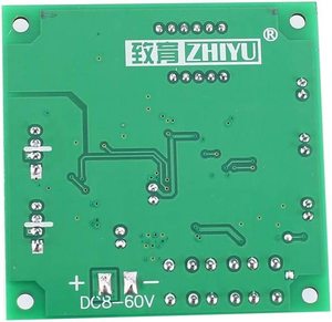 PWMドライバーモジュール、DC 12V 24V 48V2チャンネル4線式ファン温度コントローラースピードガバナーディスプレイモジュール (PCファン/アラーム用) - Product Image 5