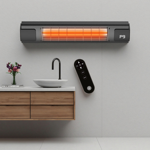 New Design Halogen Convector Heater Remote Controlled Fast <strong>Heating</strong> for Living Room Bathroom Waterproof Metal EU Plug Infrared - Product Image 1
